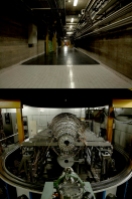 BdA_88558847 Corridors and the CHIMERA particle detection apparatus at the INFN - Laboratories of South, Catania.